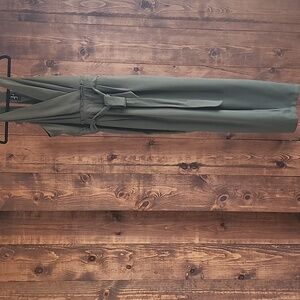 Lulu's Olive Green Sleeveless Jumpsuit
